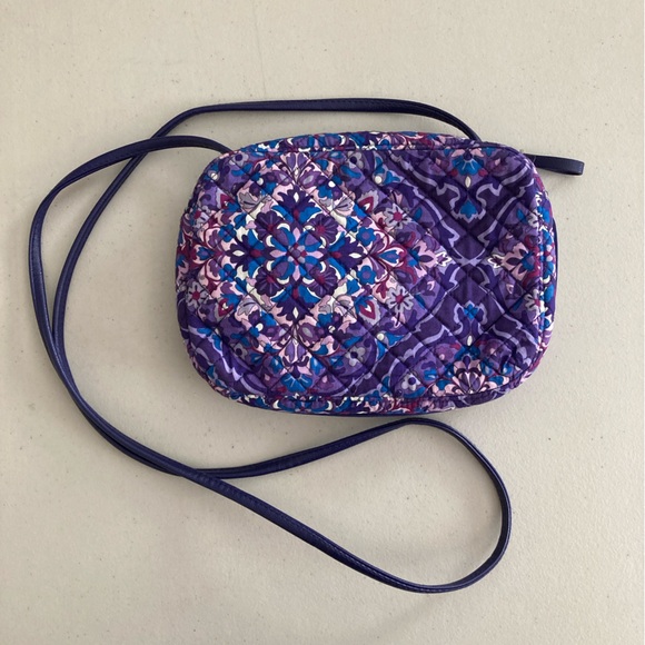 Vera Bradley Purple, Lavender Floral Crossbody Purse - Picture 2 of 10